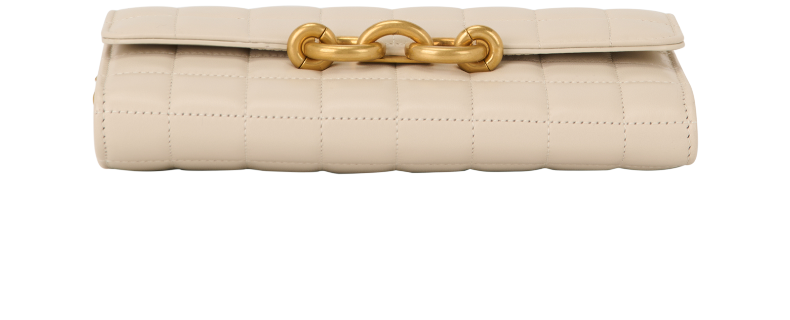 Le Maillon Chain Wallet, &pound;620, Handbags, White, Leather, Top view